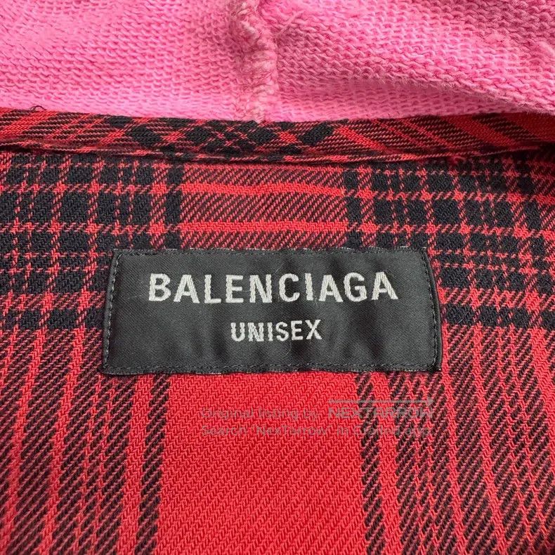 Balenciaga Balenciaga Fake Two-Piece Plaid Shirt Size US S / EU 44-46 / 1 - 3 Thumbnail
