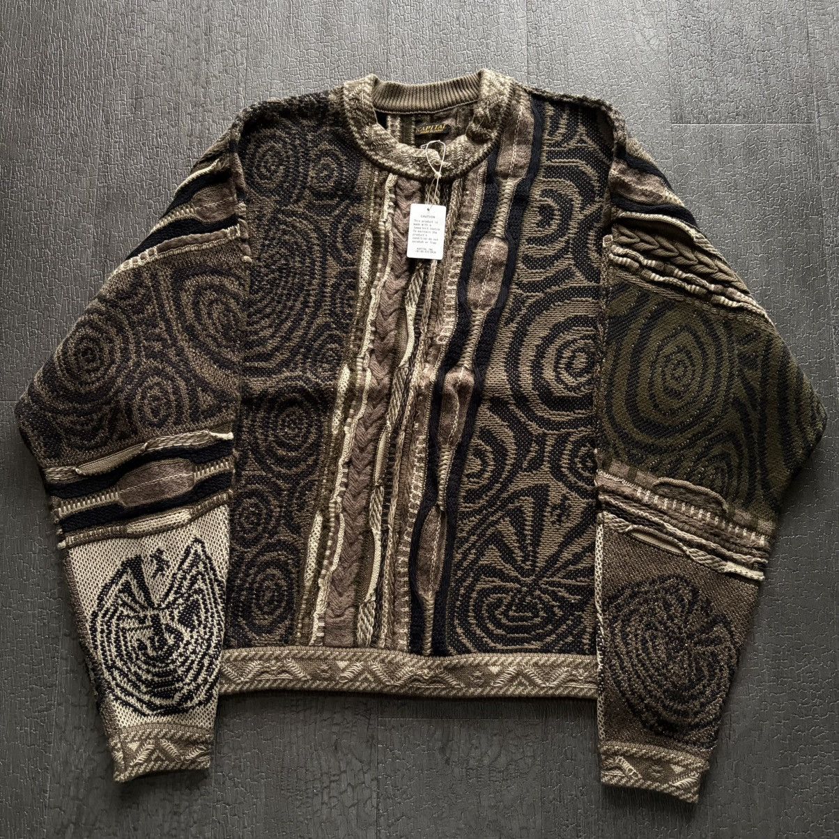 Kapital Kapital 7G MAZE GAUDY Crew Neck Sweater size 3 stk Size US L / EU 52-54 / 3 - 1 Thumbnail