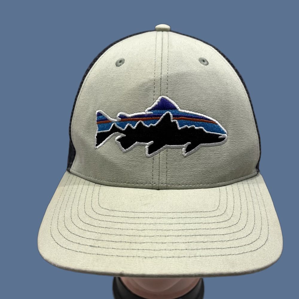 Patagonia VINTAGE Patagonia Trucker Hat (Drifter Gray) Adjustable Men Size ONE SIZE - 1 Thumbnail