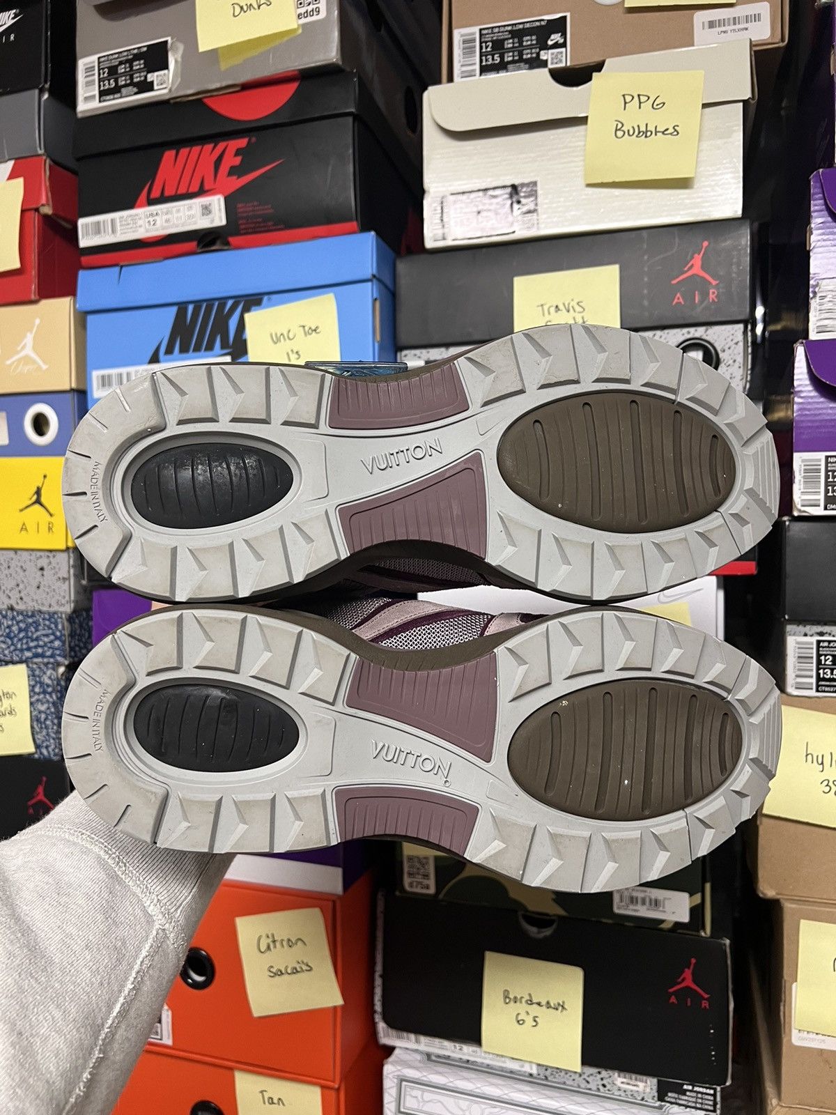 Louis Vuitton Louis Vuitton Trail Trainer sneaker Aubergine 10 LV 11.5 Size US 11.5 / EU 44-45 - 9 Thumbnail