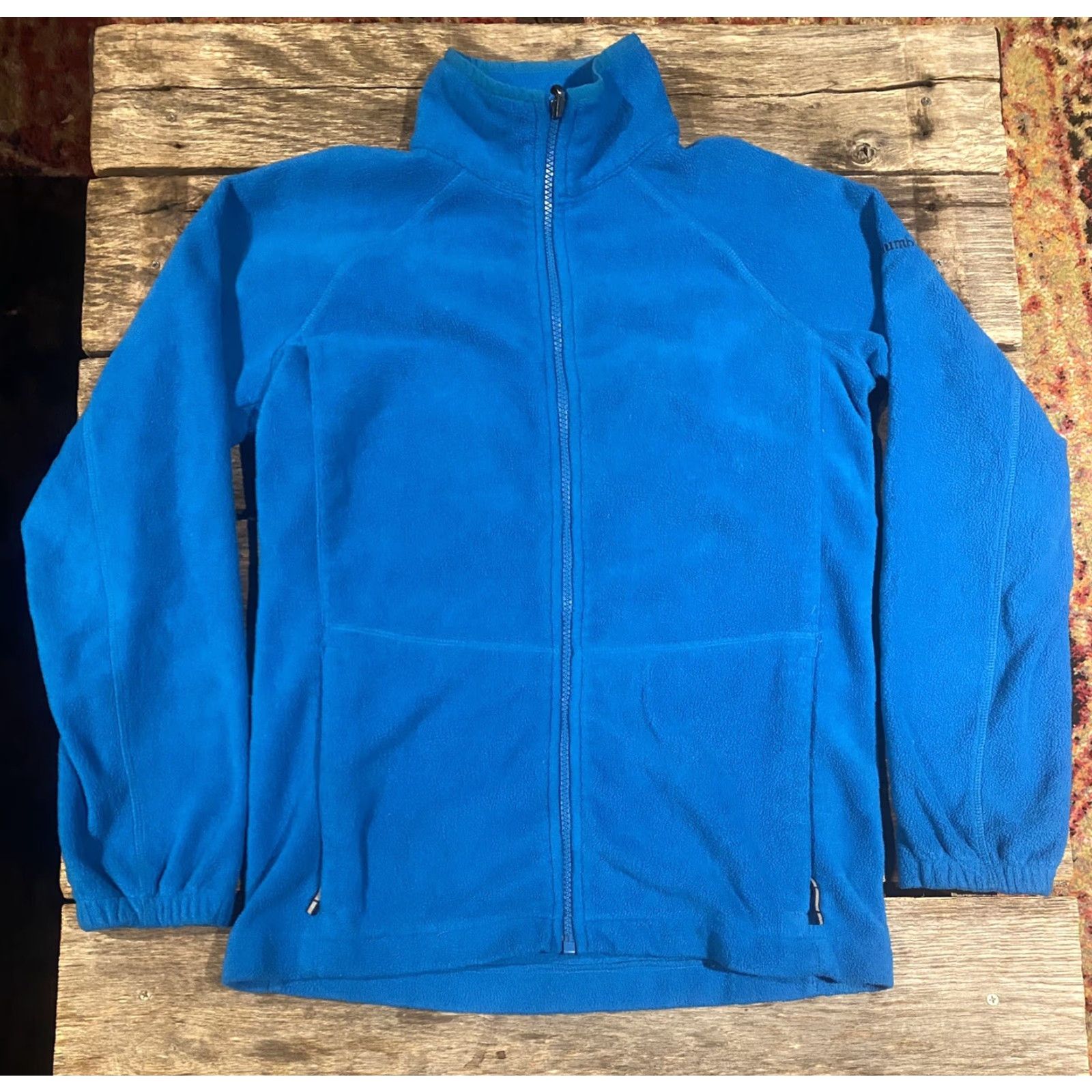 Vintage VINTAGE Columbia Jacket Blue Fleece Full Zip Interchangable Bugaboo Womens Large L Regular Green? Size L / US 10 / IT 46 - 2 Thumbnail