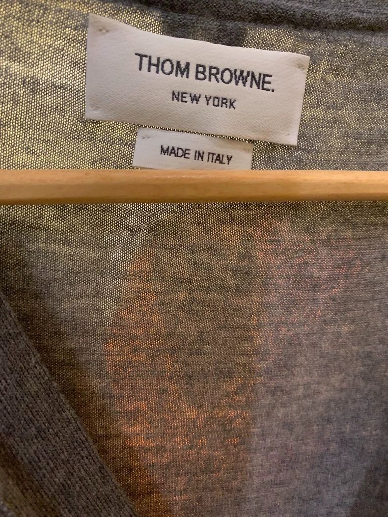Thom Browne Thom browne Classic gray cardigan jacket 2503-Nextarrow Size US M / EU 48-50 / 2 - 2 Thumbnail