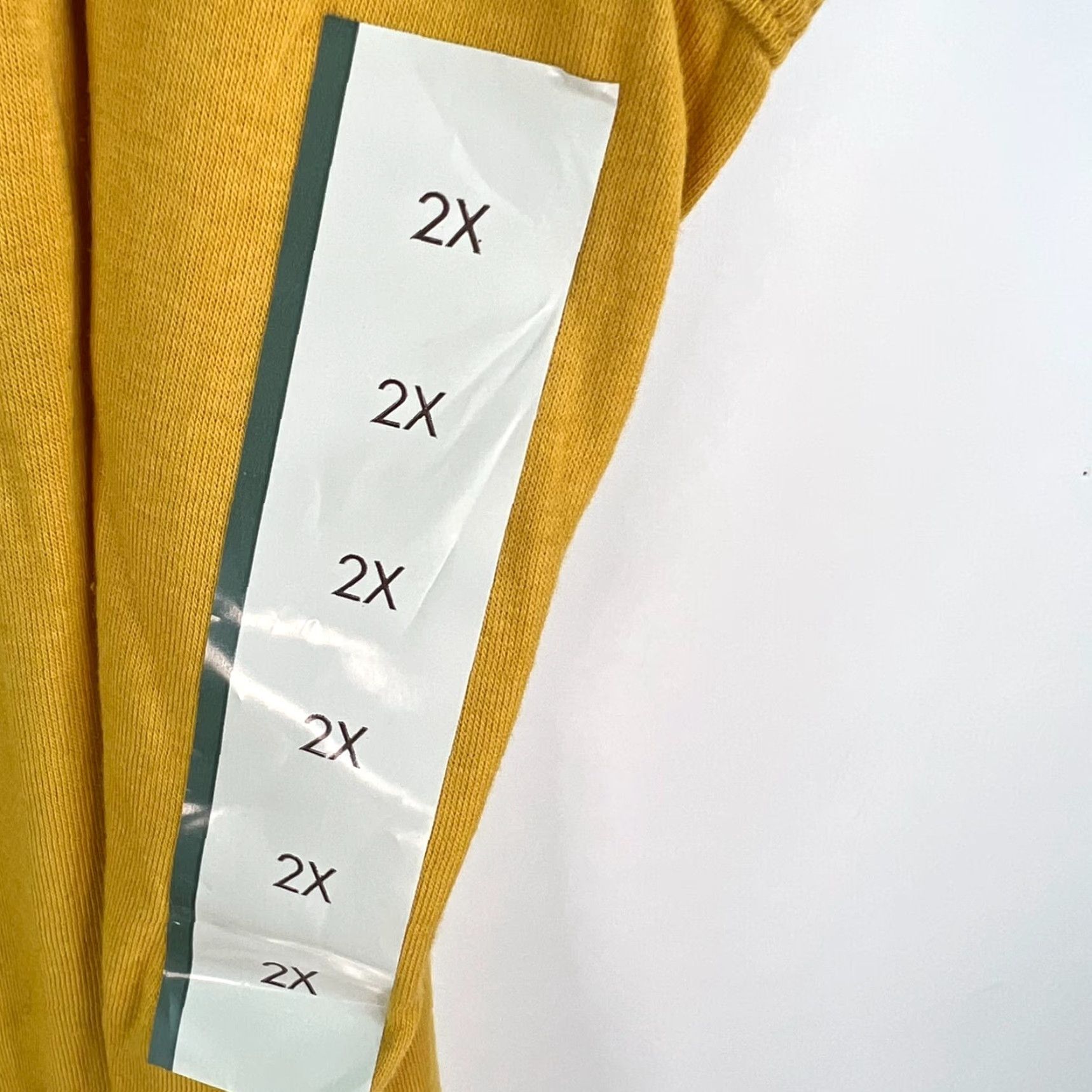 Vintage VINTAGE Ava & Viv Women's Tank Top Size XXL 20W Yellow Cotton Blend Basic Casual Summer Women Size 3XL / US 20-22 - 2 Thumbnail