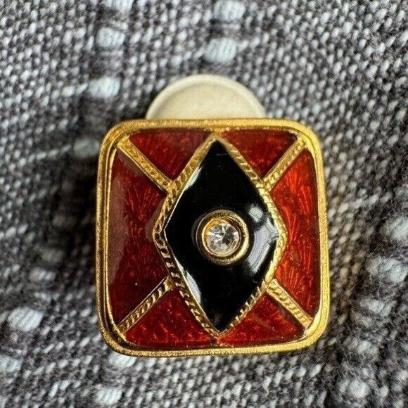 Other The MET Russian Imperial 14k Gold Overlay Enamel Swarovski C Size ONE SIZE - 2 Thumbnail