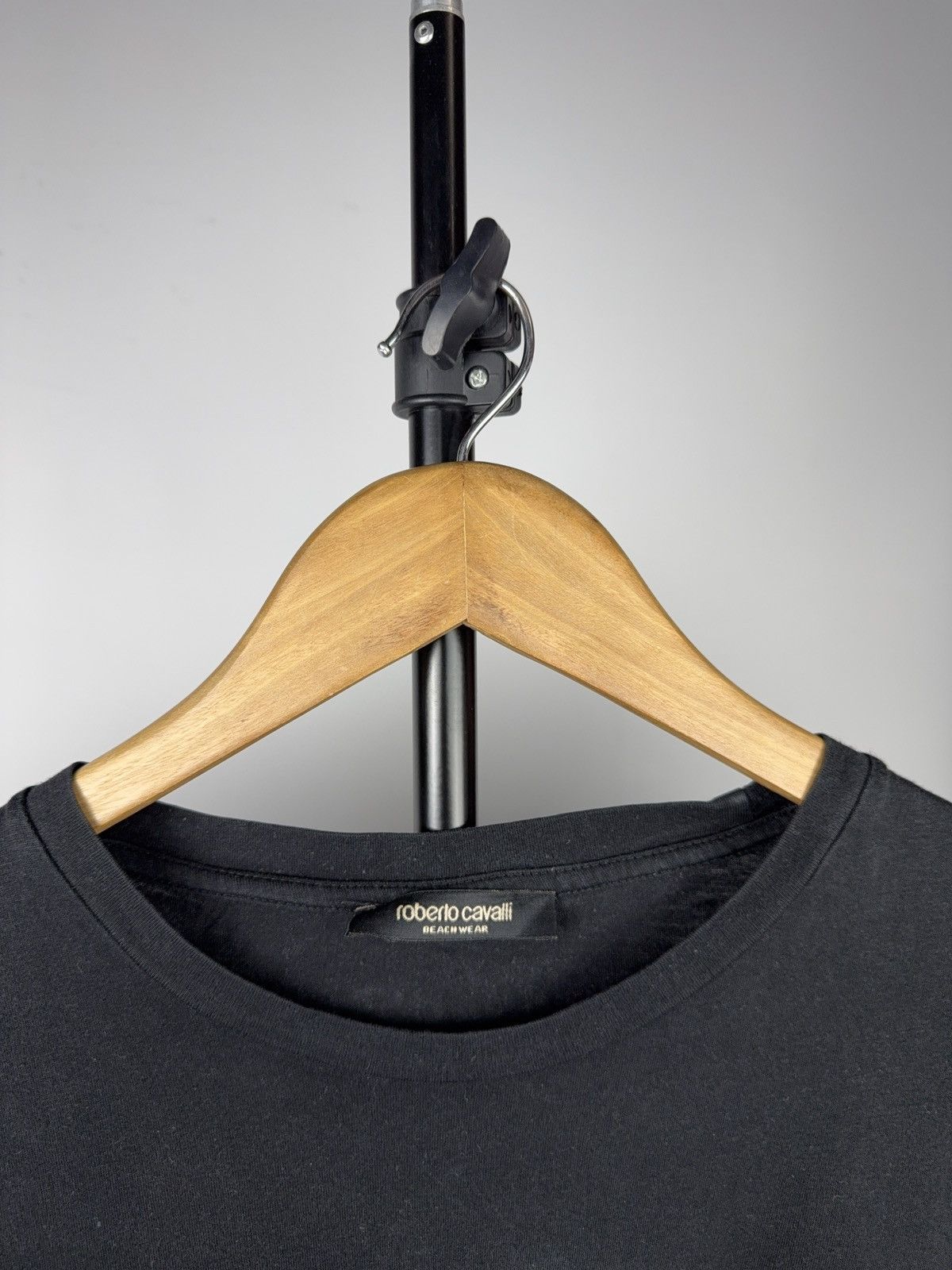 Roberto Cavalli Roberto Cavalli Beachwear Logo Graphic T-Shirt Black Size L Size US L / EU 52-54 / 3 - 8 Thumbnail