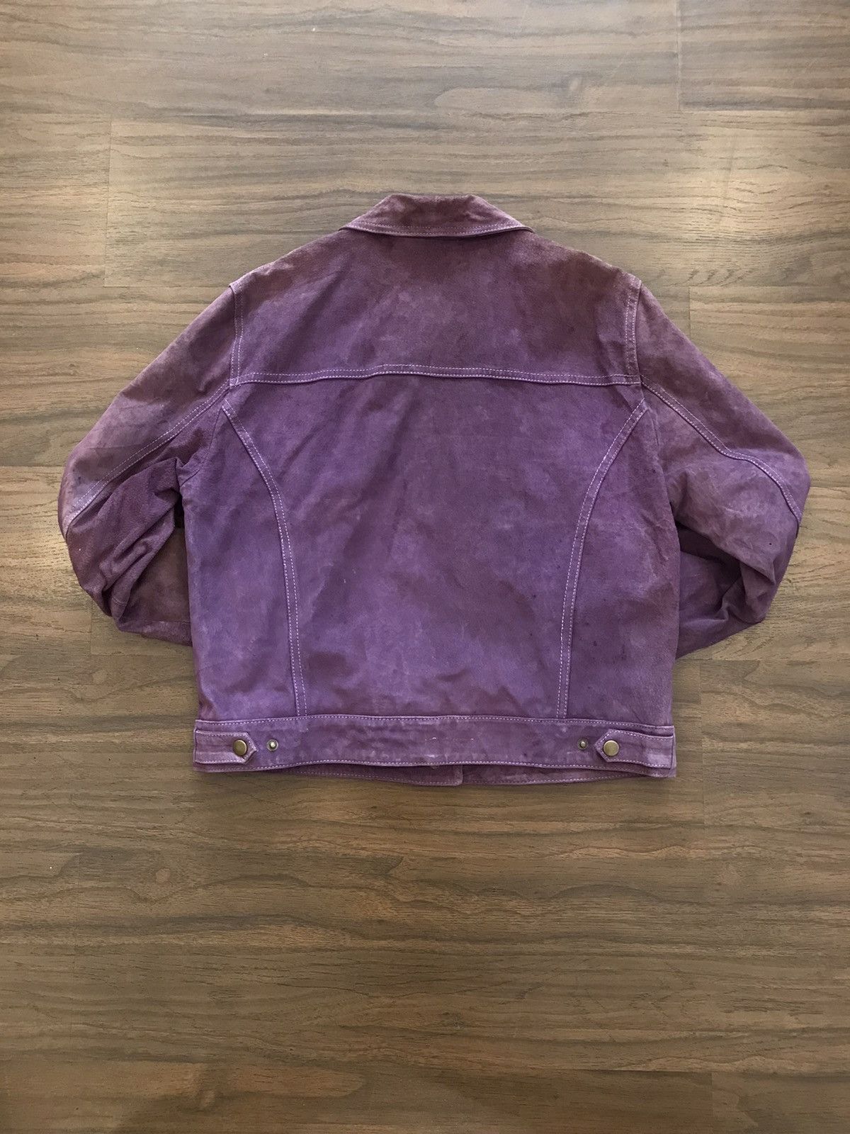 Japanese Brand × Vintage Vintage Suede Leather Jacket ( Clio ) Size M / US 6-8 / IT 42-44 - 7 Thumbnail