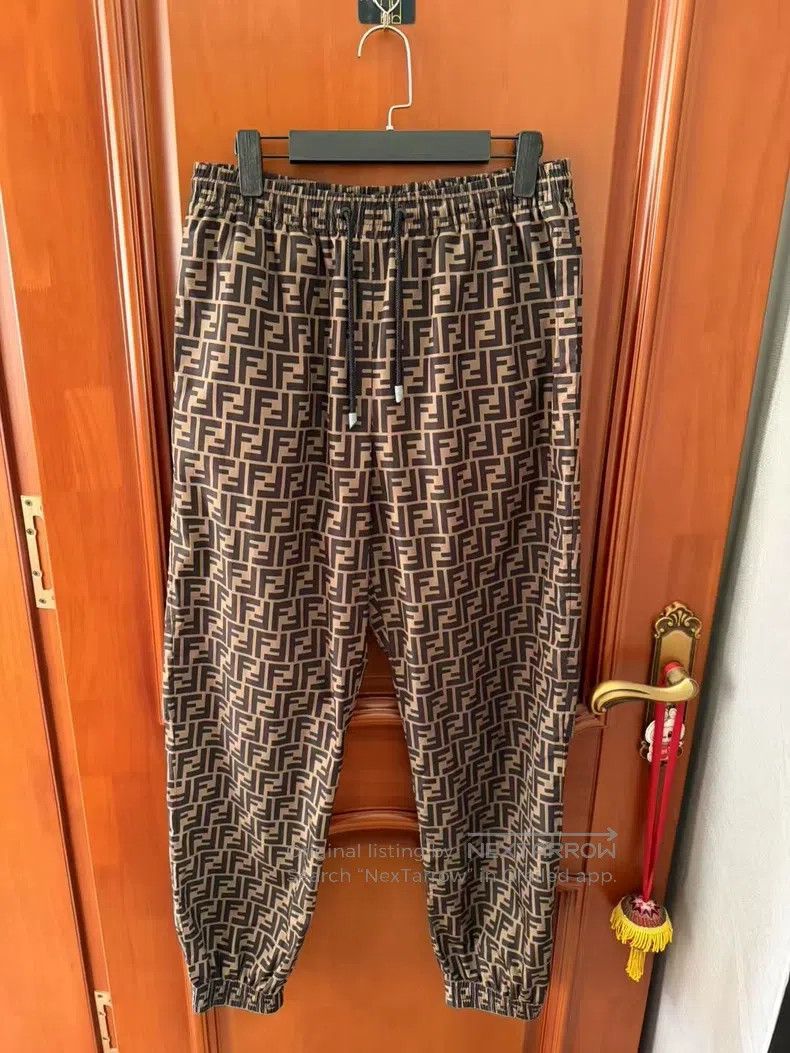 Fendi Fendi Double F Monogram Printed Casual Pants Size US 30 / EU 46 - 1 Thumbnail