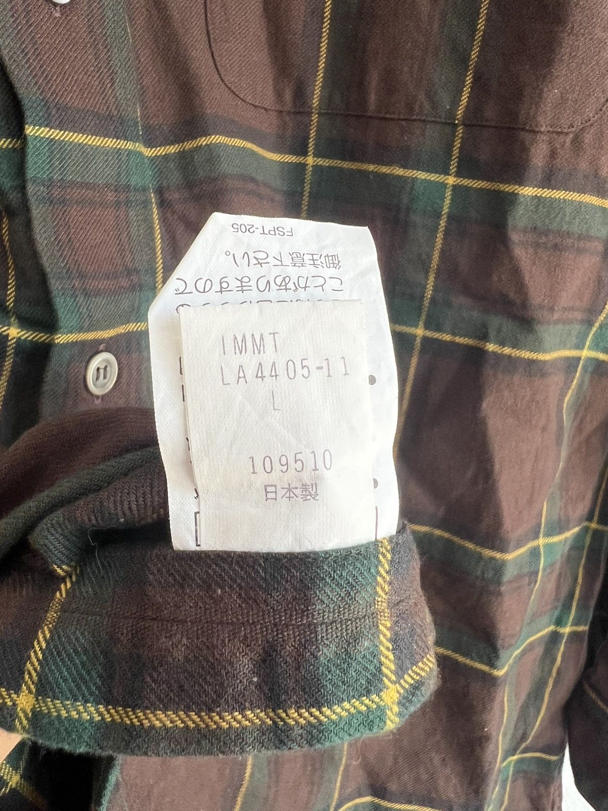 Issey Miyake 1980s Issey Miyake Men Shadow Plaid Oversized B/D Shirt Size US L / EU 52-54 / 3 - 7 Thumbnail