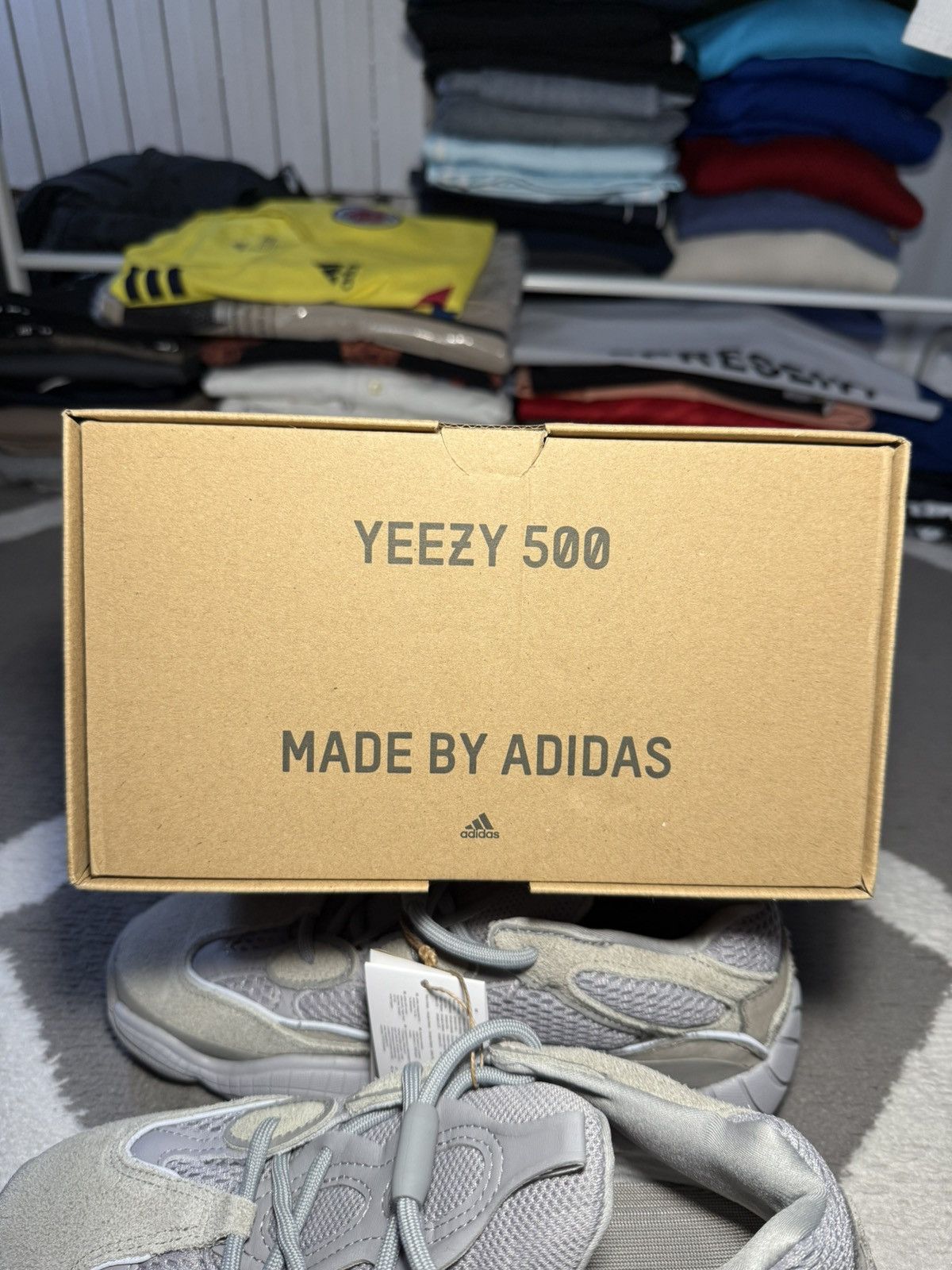 Adidas × Kanye West × Yeezy Adidas Yeezy 500 Stone Salt Sneakers IE4783 BNWT 7 US Size US 7 / EU 40 - 21 Thumbnail