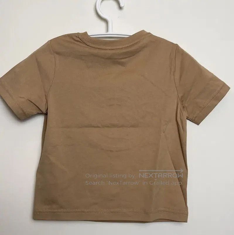 Burberry Burberry Embossed Brown Cotton Men's T-Shirt. Size US XXS / EU 40 - 2 Thumbnail