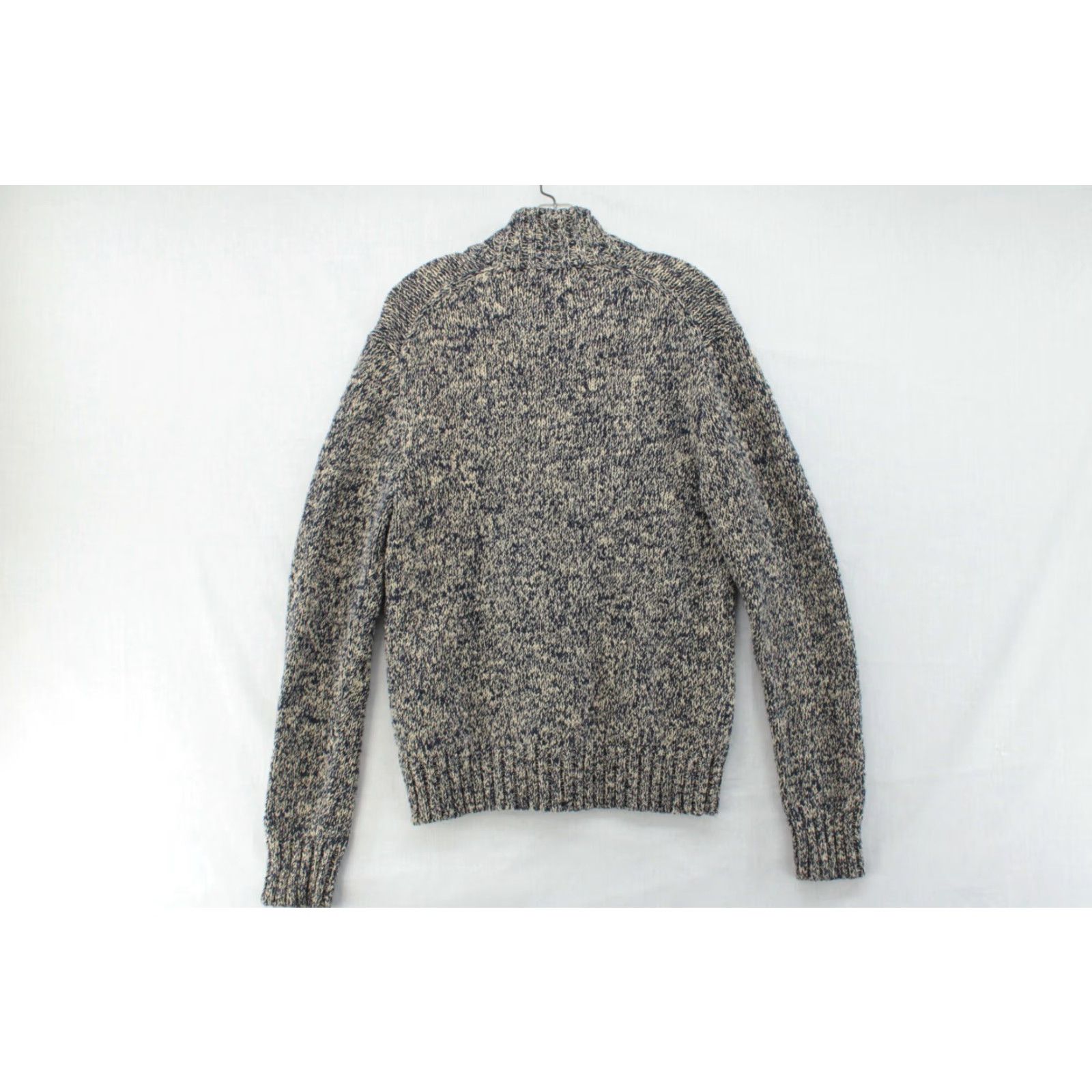 Polo Ralph Lauren VINTAGE Polo Ralph Lauren Cowl Neck Sweater Men’s Medium Blue Knit Pullover 90s Preppy Wool/Cotton Seasonal Fall Winter Mens Size US M / EU 48-50 / 2 - 5 Thumbnail
