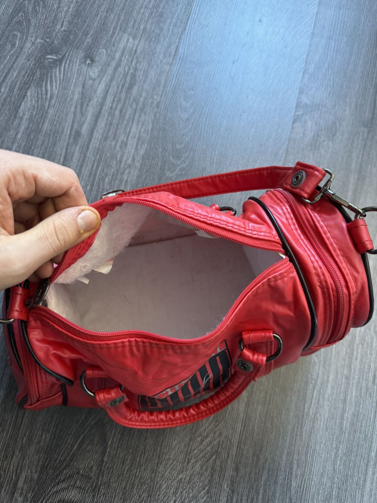 Puma × Vintage 90s Vintage Puma Sport Bag Red Size ONE SIZE - 11 Thumbnail