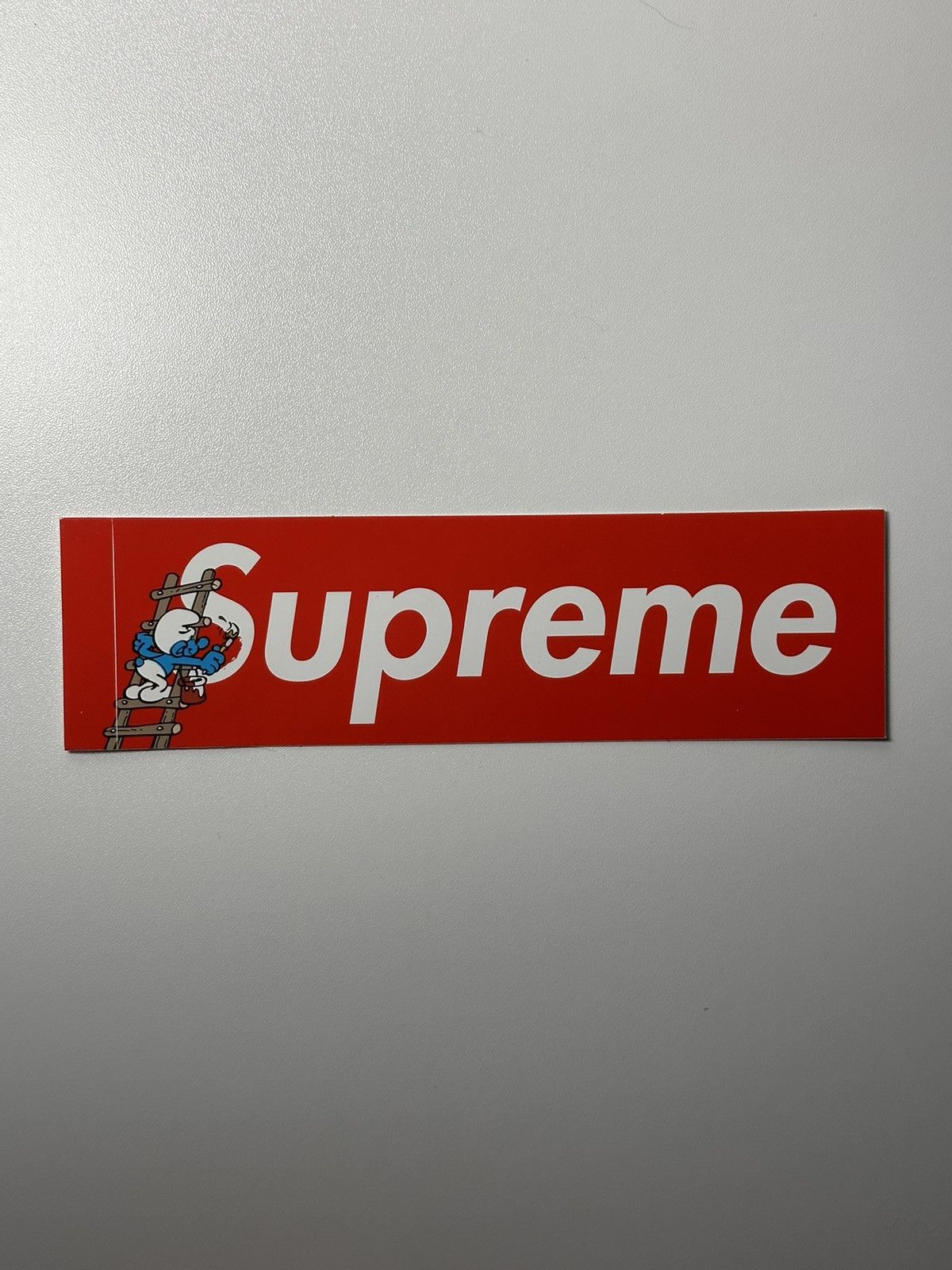 Supreme smurf hot sale sticker