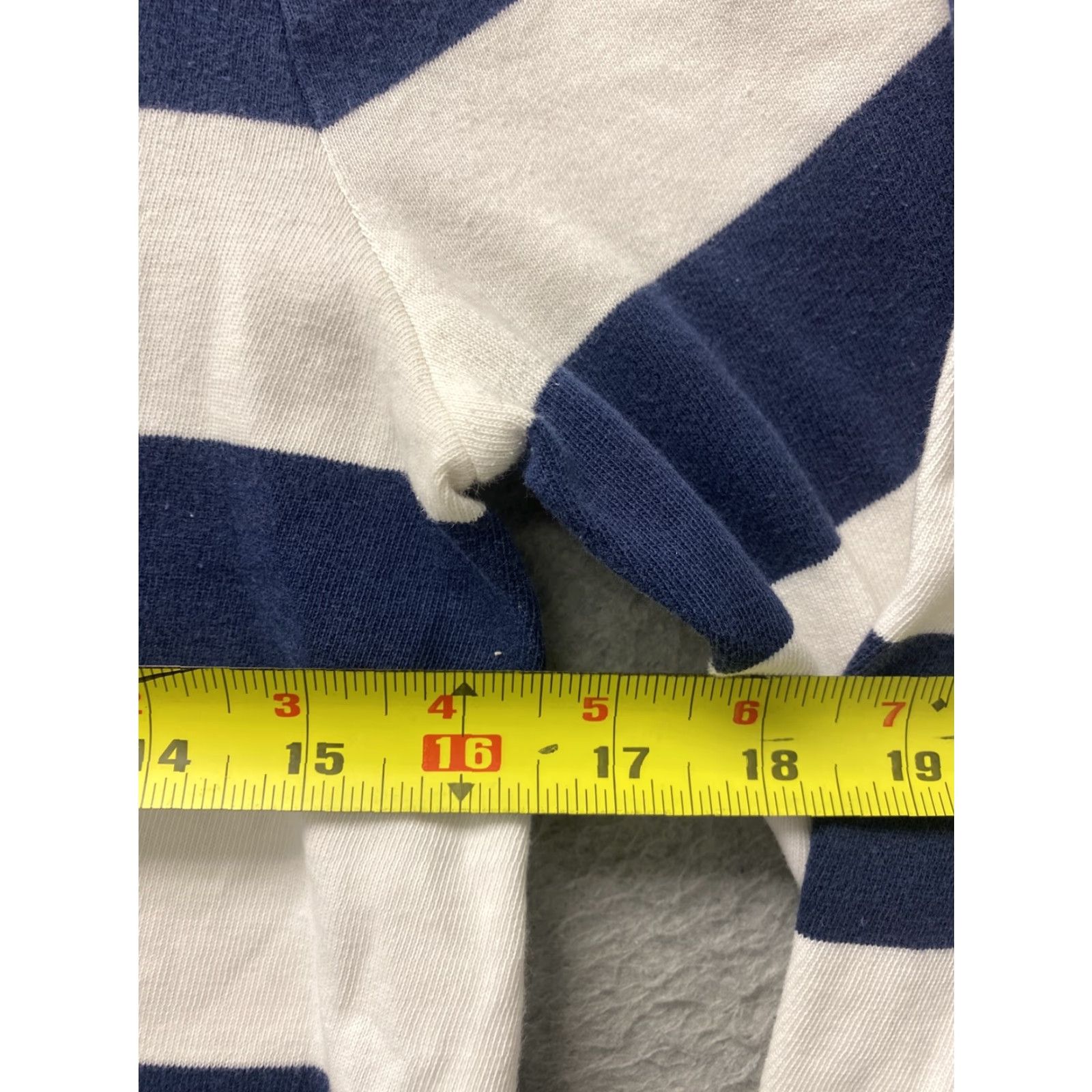 J.Crew J.CREW Dress Womens Small Navy White Stripe Tee Shirt Cotton Knit /106-20 Size S / US 4 / IT 40 - 3 Thumbnail