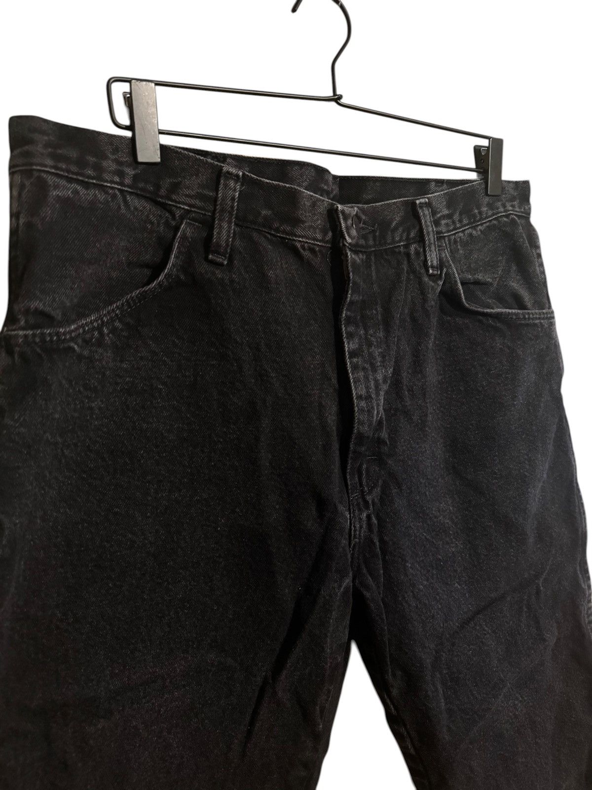 Vintage Rustlers black denim jeans 38x29 Size US 38 / EU 54 - 2 Thumbnail