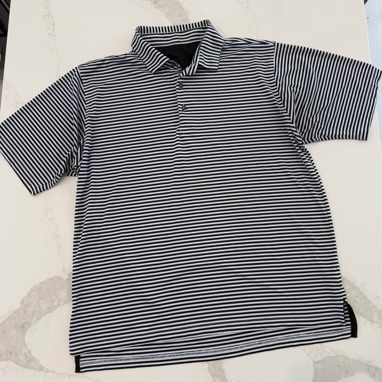 Bobby Jones Bobby Jones Short Sleeve Golf Polo Shirt Men XXL Black/White Size US XXL / EU 58 / 5 - 1 Thumbnail