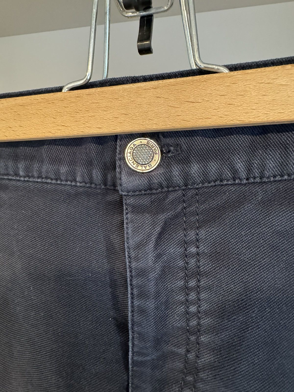 Balenciaga × Vintage Balenciaga Paris Denim Jeans Dark Navy Size US 32 / EU 48 - 2 Thumbnail