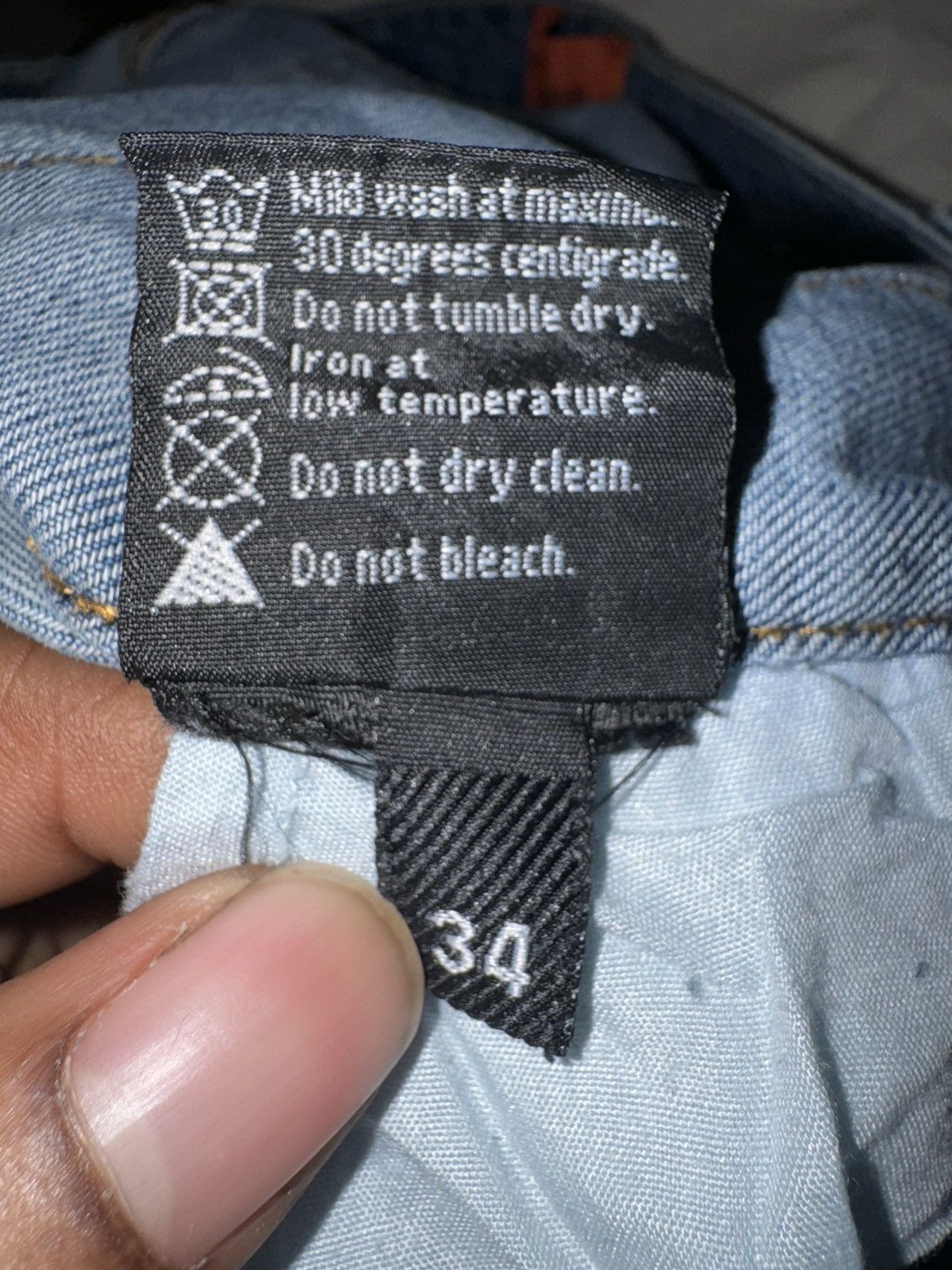 Ev Bravado × Who Decides War Indigo Thrasher Denim (2018) Size US 34 / EU 50 - 6 Thumbnail