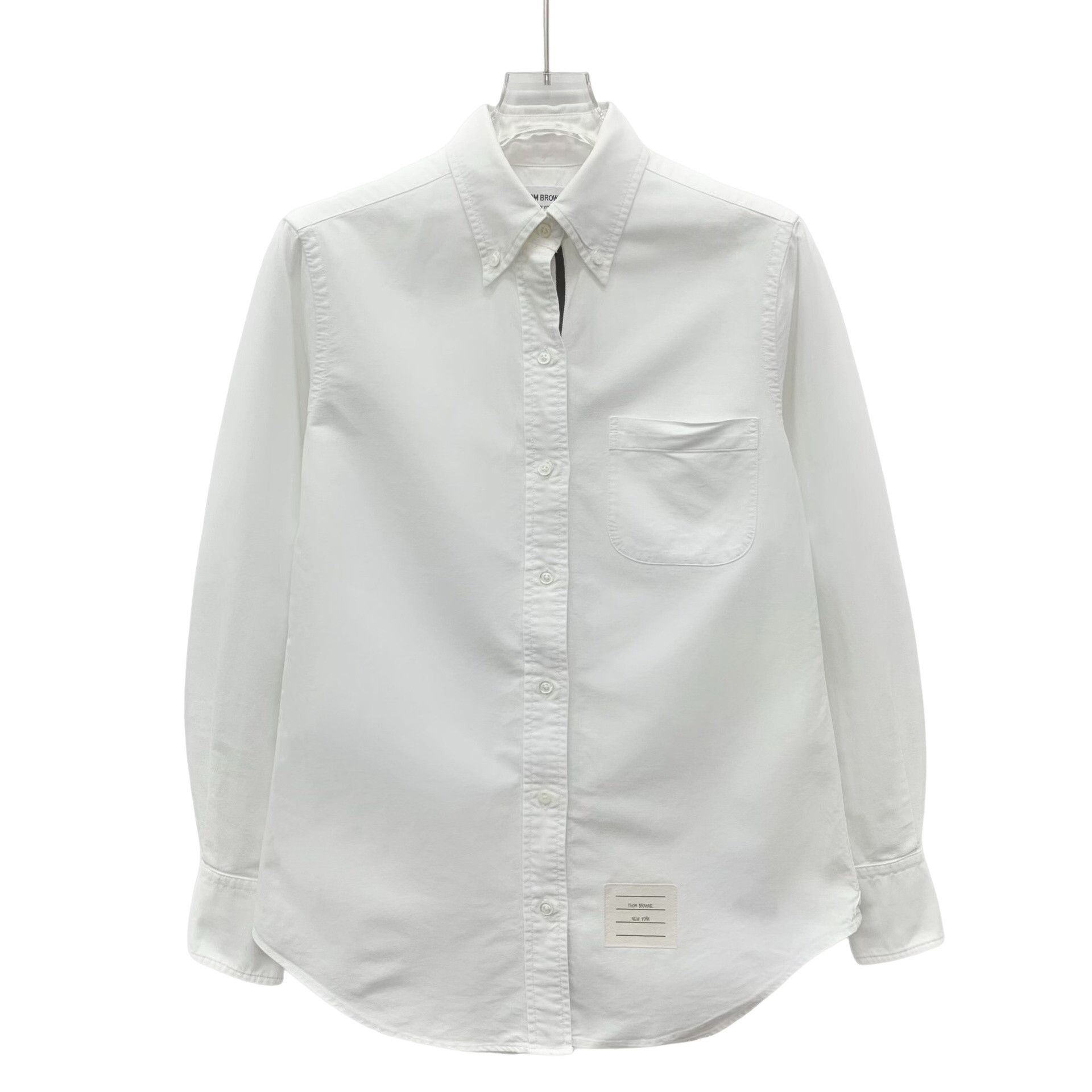 Thom Browne Thom Browne White Cotton Long Sleeve Shirt US S Size US S / EU 44-46 / 1 - 1 Thumbnail