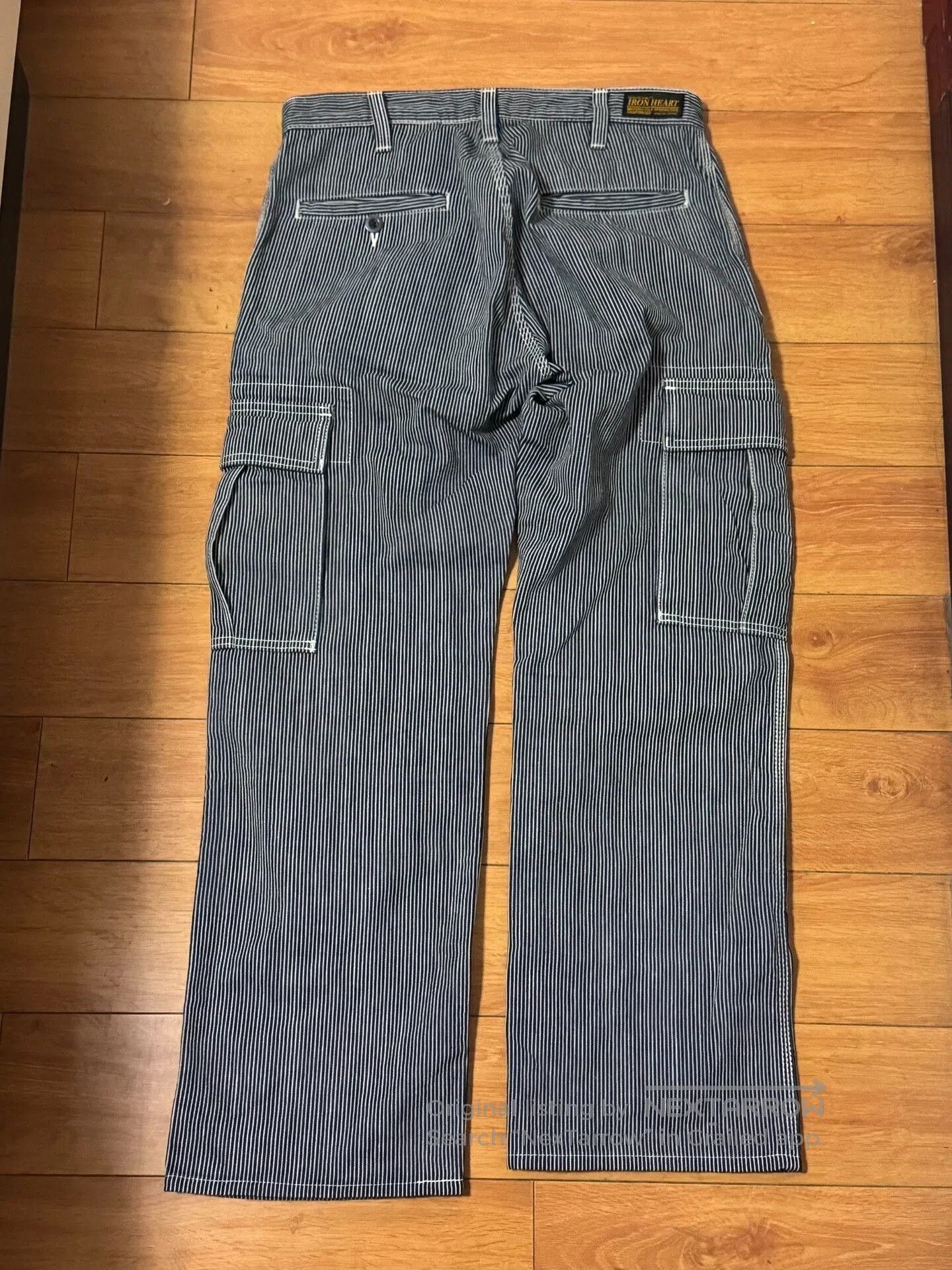 Other Iron Heart Striped Work Pants. Size US 32 / EU 48 - 2 Thumbnail