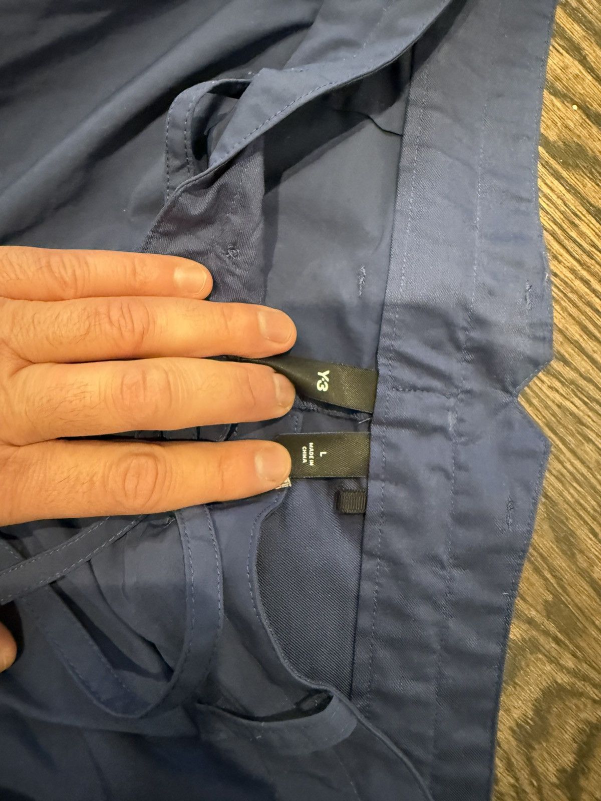 Y-3 Y-3 navy baggy cargo Size US 32 / EU 48 - 4 Thumbnail