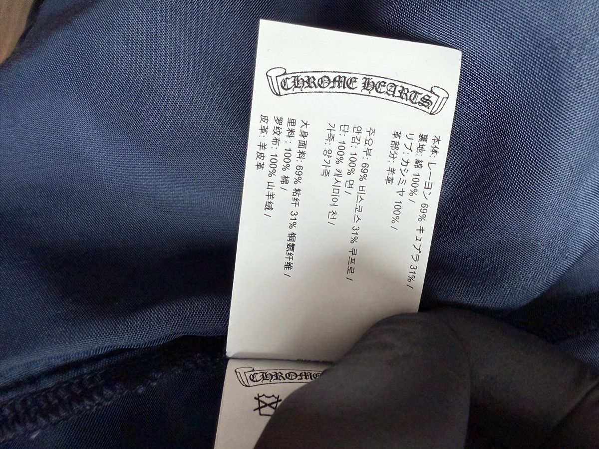 Chrome Hearts Chrome Hearts So It Goes Dark Navy Velour Jacket Sz XL Size US XL / EU 56 / 4 - 20 Thumbnail