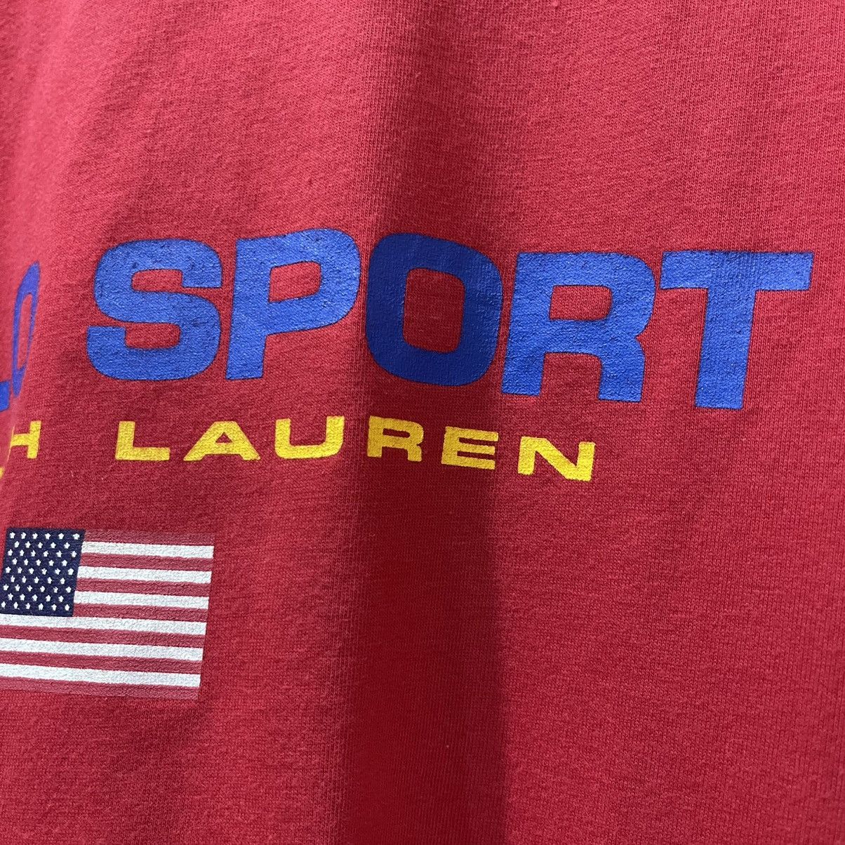 Polo Ralph Lauren Vintage Polo sport ralph lauren logo tee Size US L / EU 52-54 / 3 - 4 Thumbnail