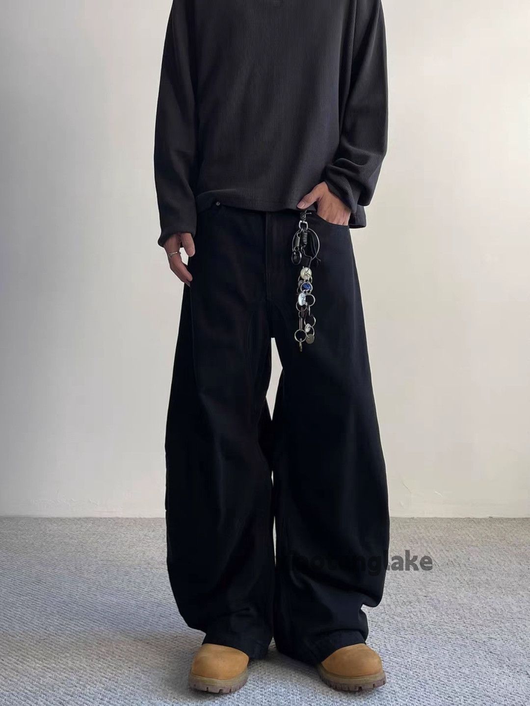 Designer × Japanese Brand × Vintage utility skate hiphop pleated patchwork yuppie pants Size US 26 / EU 42 - 4 Thumbnail