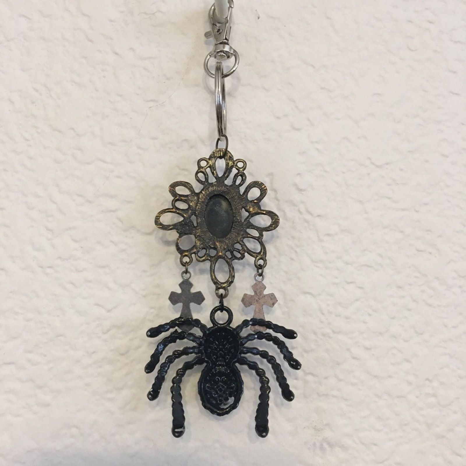 Handmade Vintage repurpose salvaged estate gem keychain Size ONE SIZE - 2 Thumbnail