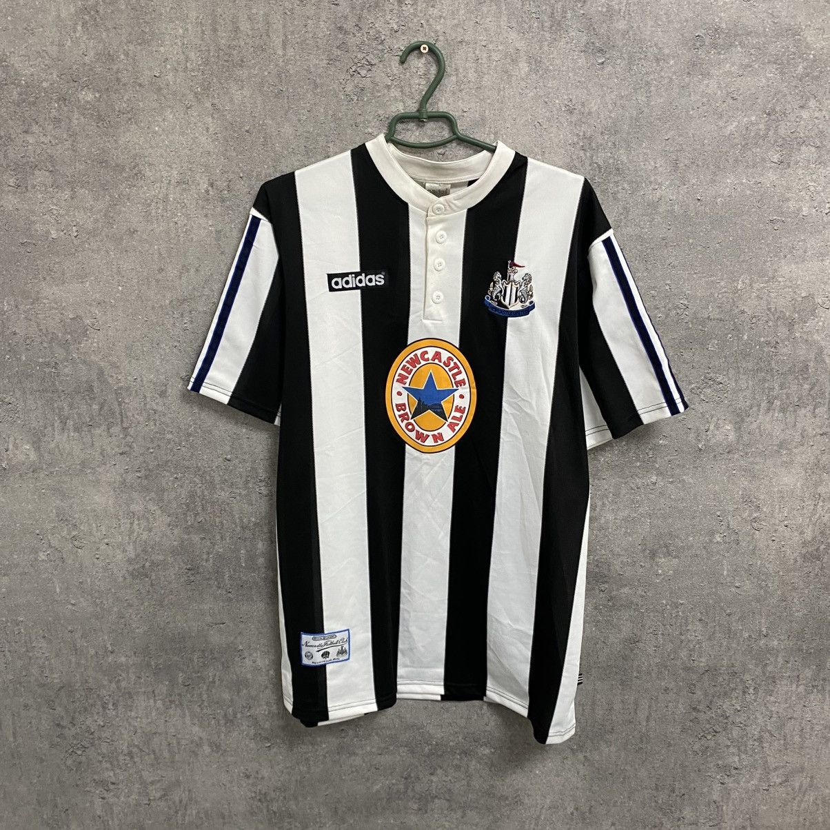 Adidas Vintage 90s Adidas Newcastle United 1995-97 Home Jersey Size US XL / EU 56 / 4 - 1 Thumbnail