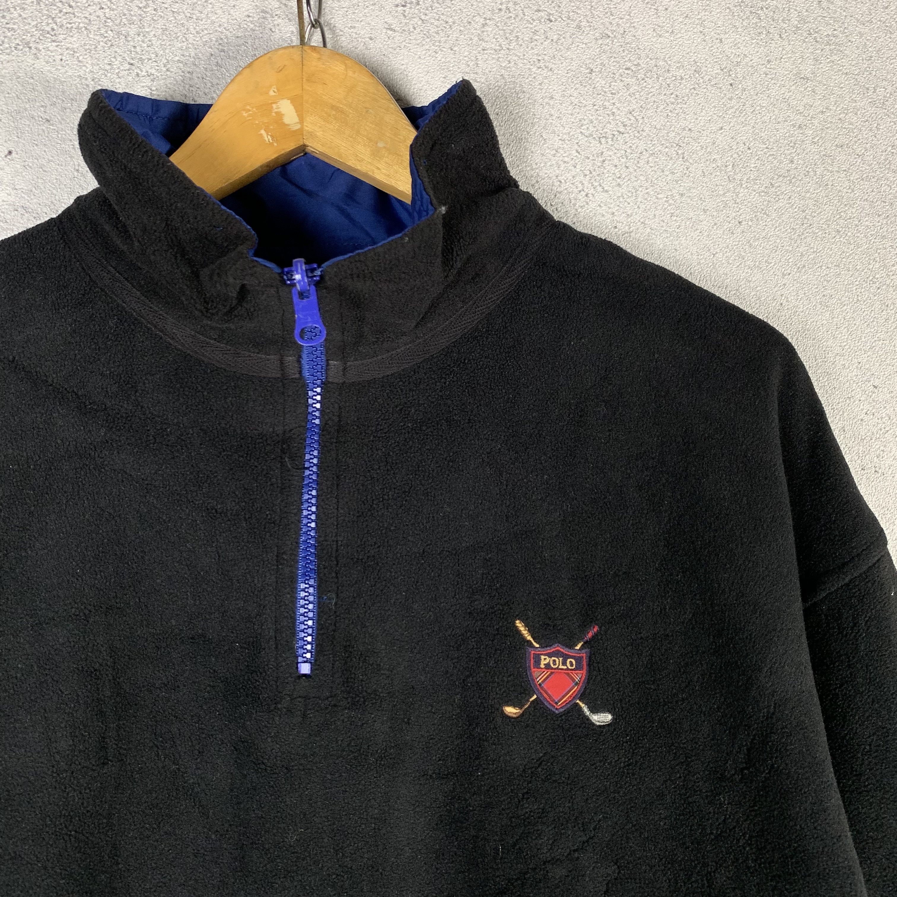 Polo Ralph Lauren Reversible Polo Golf Ralph Lauren Fleece Jacket Vintage Size US M / EU 48-50 / 2 - 3 Thumbnail