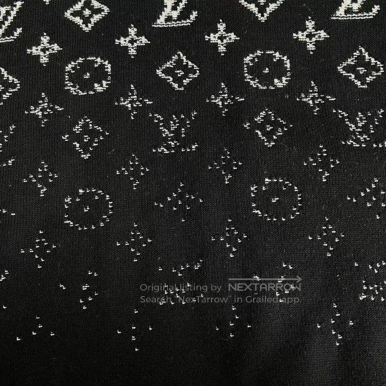 Louis Vuitton Louis Vuitton Black Gradient Logo Crewneck Sweatshirt Size US M / EU 48-50 / 2 - 6 Thumbnail