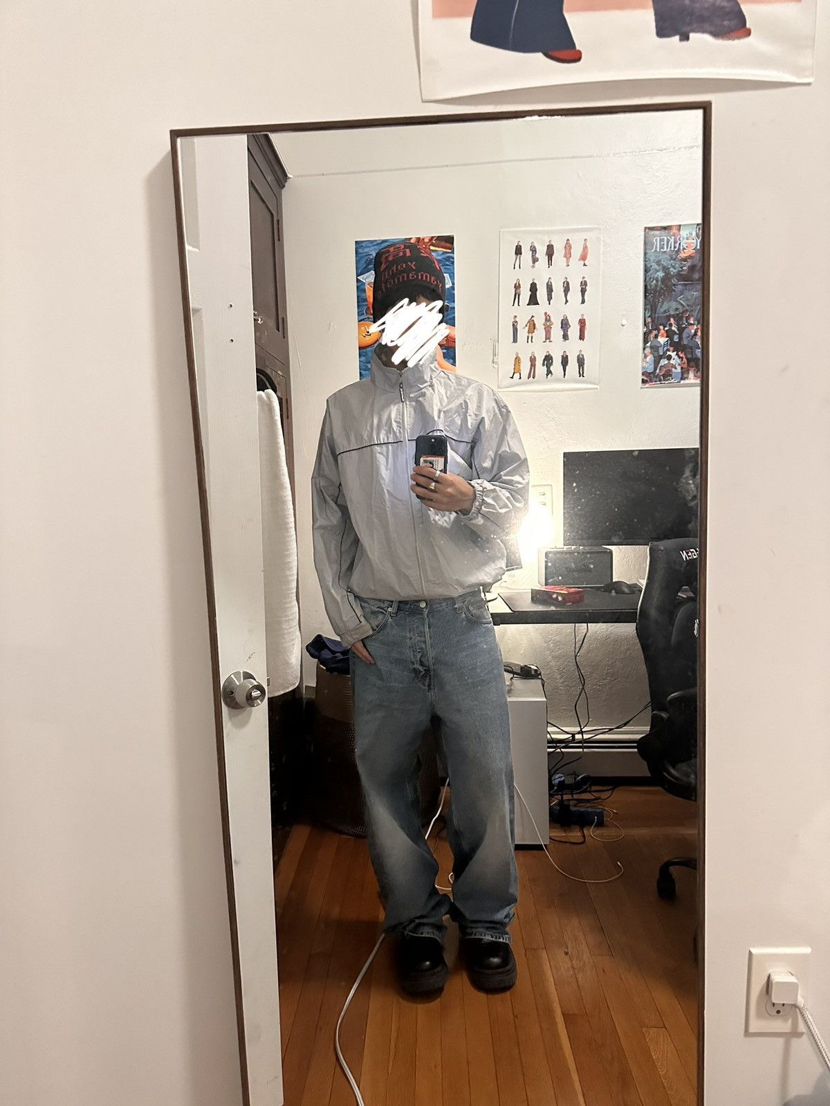 Other Grey Thrifted Vintage Jacket Size US L / EU 52-54 / 3 - 3 Thumbnail