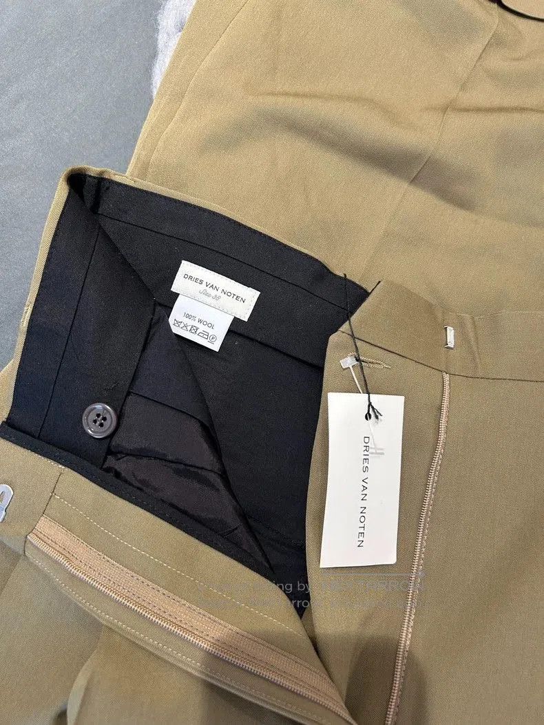 Dries Van Noten Dries Van Noten Wool Wide. Size US 38 / EU 54 - 4 Thumbnail