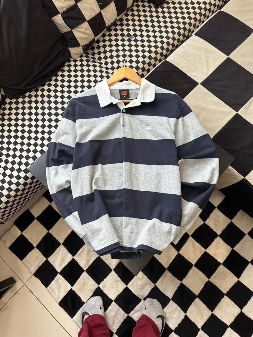 Canterbury of New Zealand × Other × Vintage CANTERBURY STRIPE RUGBY SHIRT Size US M / EU 48-50 / 2 - 1 Thumbnail