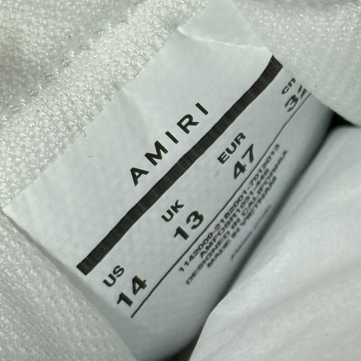 Amiri Amiri Skel-Top Low Blue/White/Blue Size US 14 / EU 47 - 6 Thumbnail