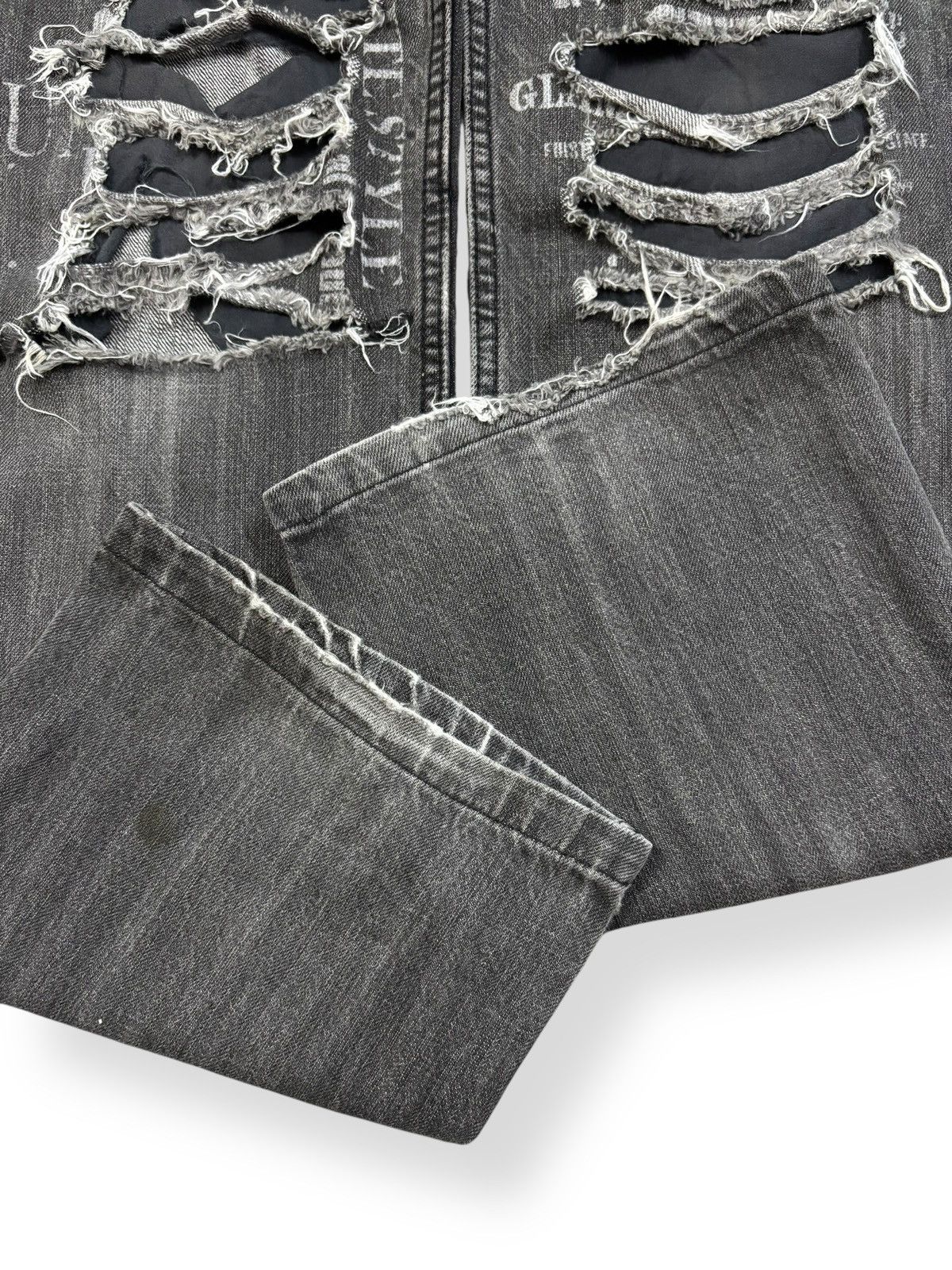 Hysteric Glamour Vintage Japanese Brand Faded Distressed Punk Grunge Jeans Size US 31 - 9 Thumbnail