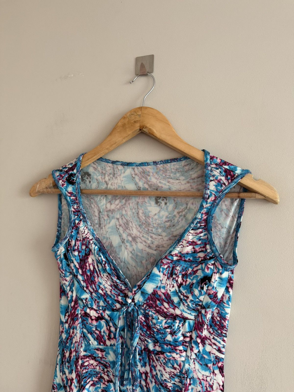 Just Cavalli Just Cavalli Abstract Print Tie Front Top Size S / US 4 / IT 40 - 2 Thumbnail