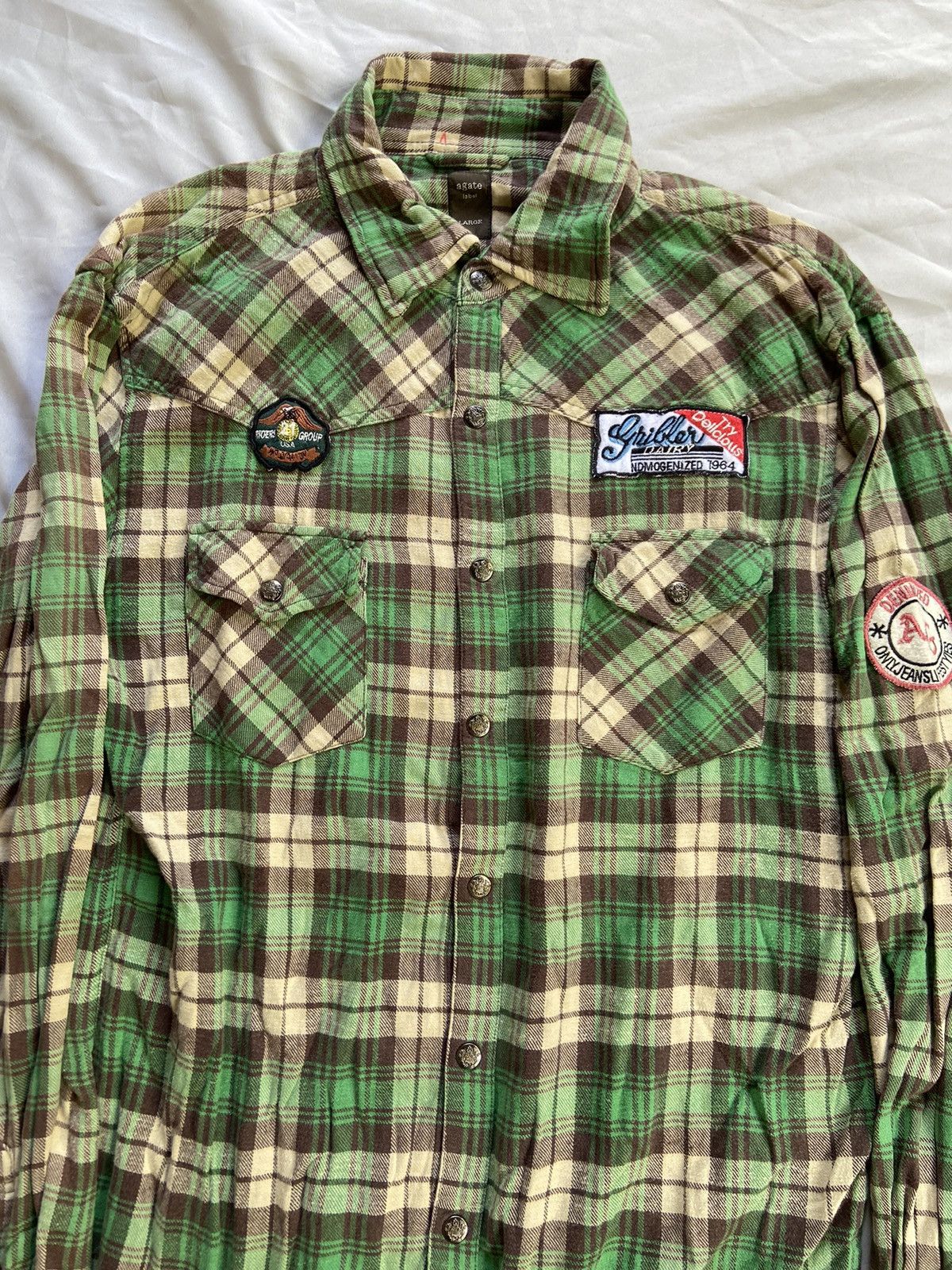 If Six Was Nine JAPANESE AGATE LABEL ROCK BUTTON BUTTON DOWN SHIRT Size US L / EU 52-54 / 3 - 3 Thumbnail