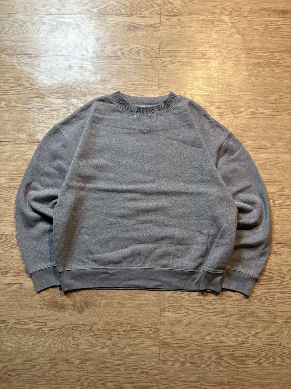 Acne studios】flogho モックネック スウェット ブラック ACNE STUDIOS