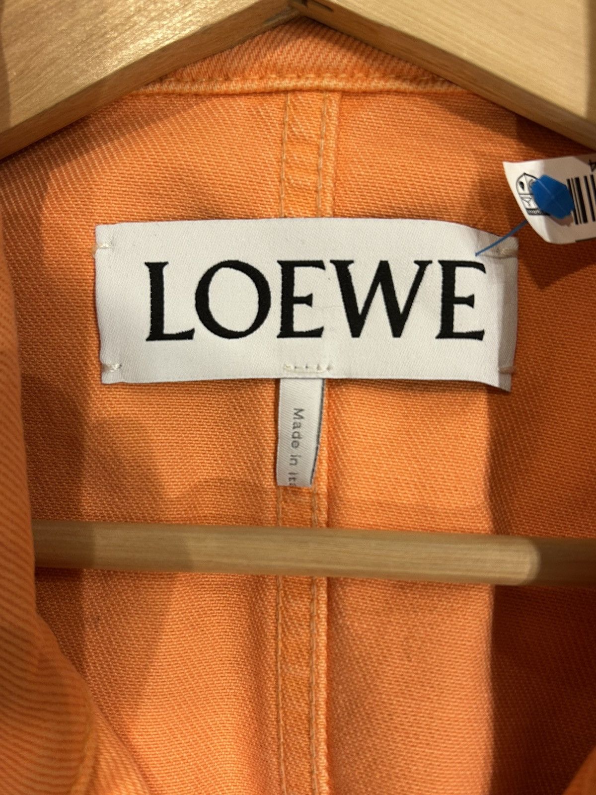 Loewe Loewe Anagram Denim Workwear Jacket - Orange Size US M / EU 48-50 / 2 - 3 Thumbnail