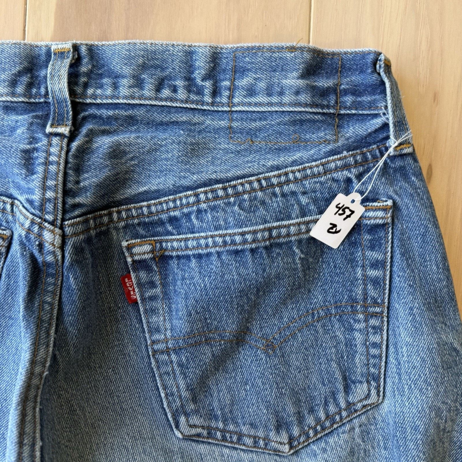 Levi's × Vintage Vintage Levis 501 Jeans 32 Blue 80s Dark Wash Made in USA Size US 32 / EU 48 - 11 Thumbnail