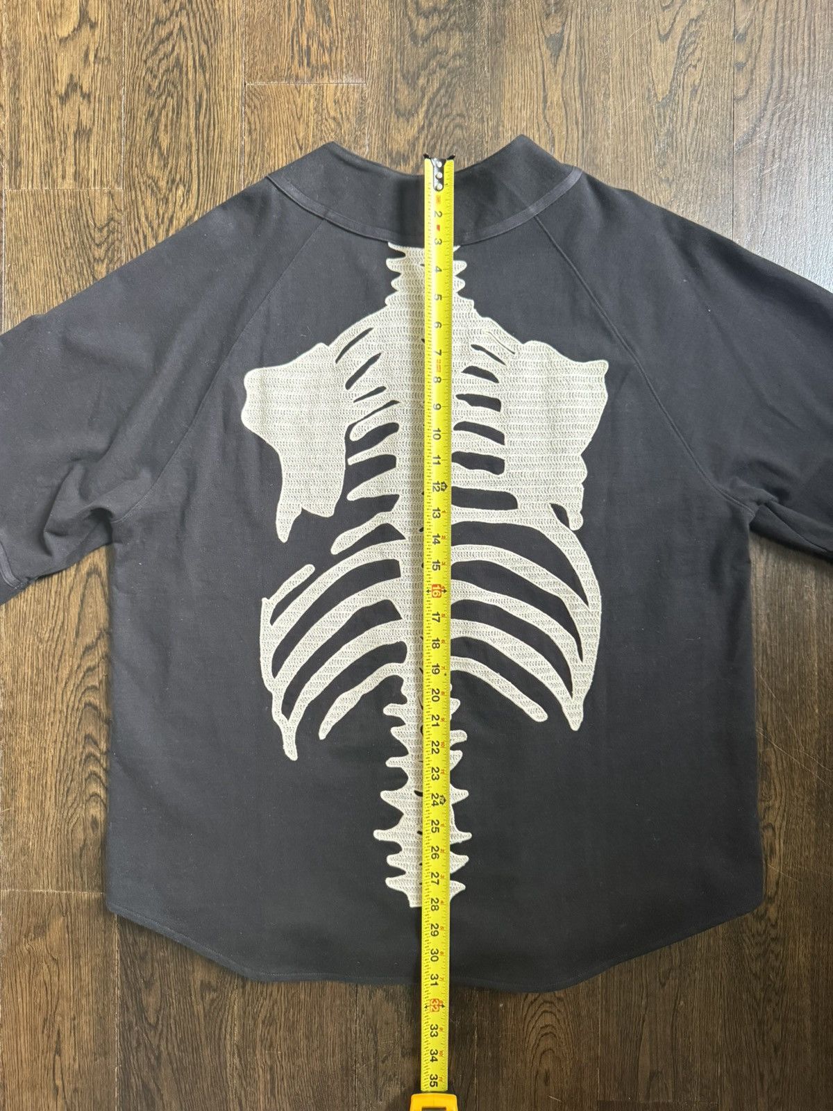 Kapital Kountry Kapital 16/- Densed Jersey Baseball Shirt (BONE) - Black Size US L / EU 52-54 / 3 - 10 Thumbnail