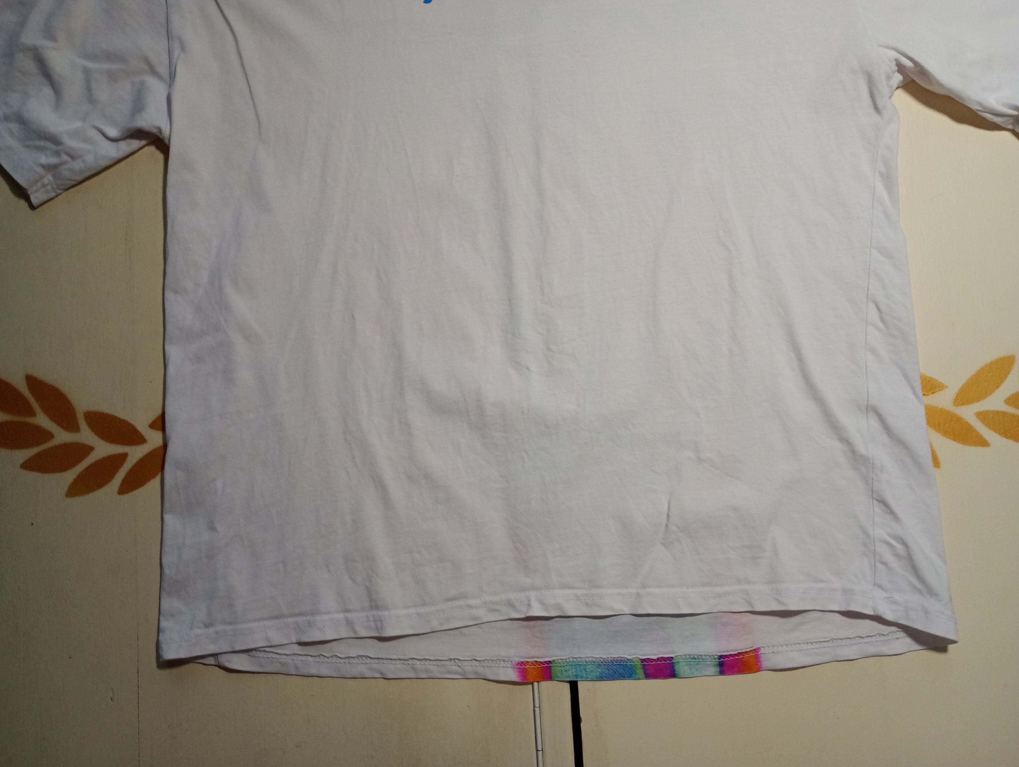 Other Fuck Off Sceleton Hand Printed T-Shirt Size US XL / EU 56 / 4 - 5 Thumbnail