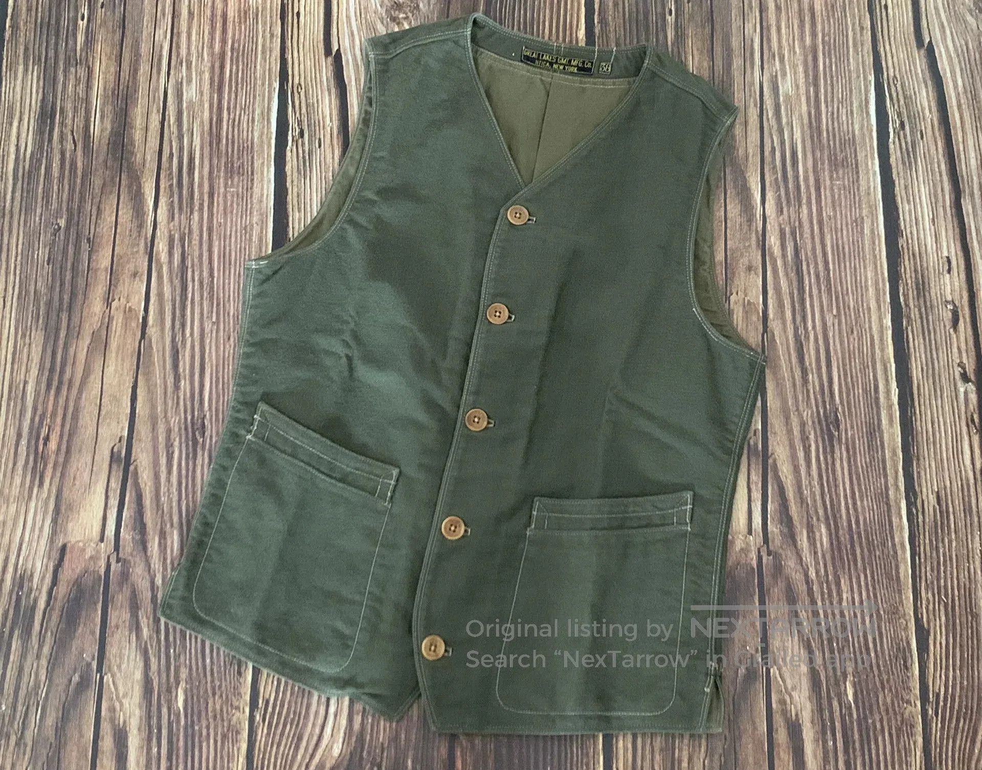 Freewheelers Freewheelers Cotton Vest. Size US M / EU 48-50 / 2 - 1 Thumbnail
