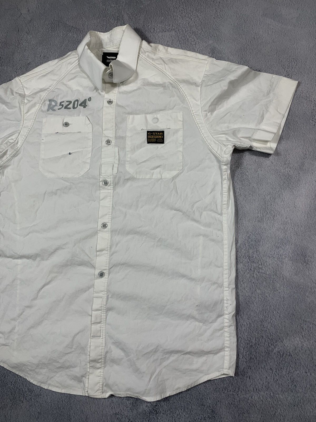 G-Star × Vintage Vintage Y2K G-star Raw button up shirt streetwear size M Size US M / EU 48-50 / 2 - 3 Thumbnail