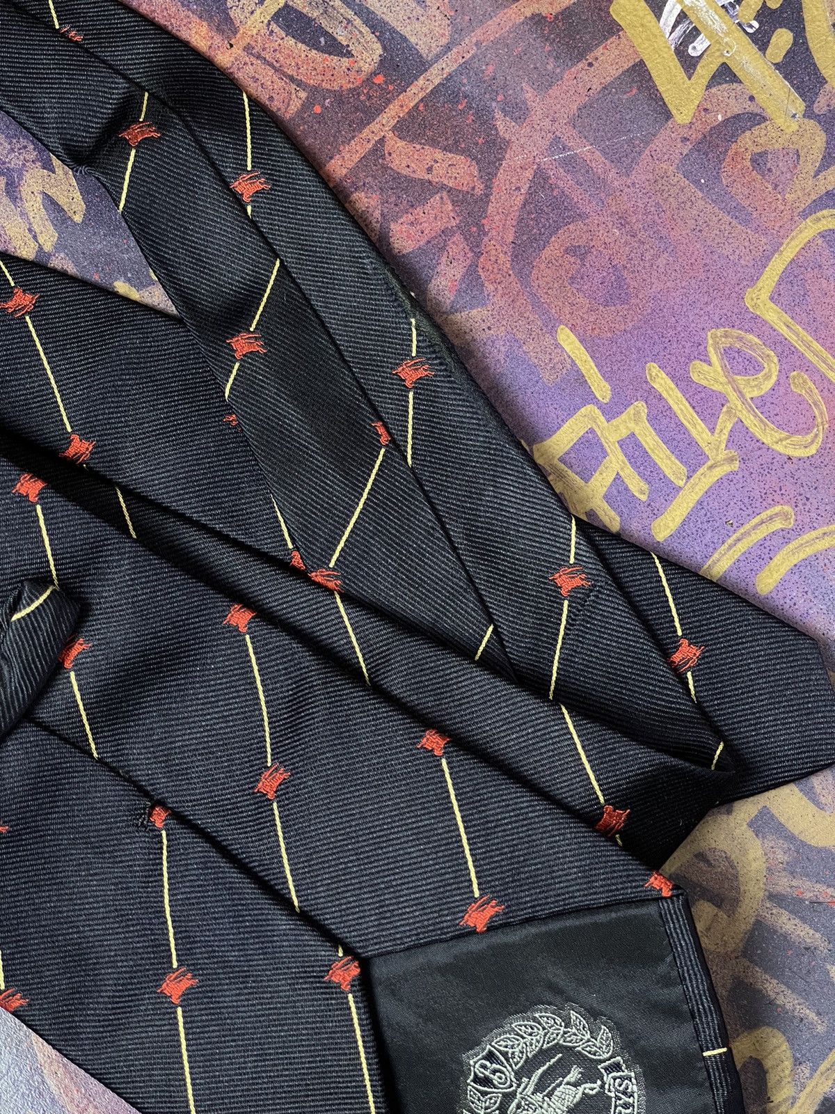 Burberry Burberrys Vintage Luxury Italian Silk Tie Size ONE SIZE - 5 Thumbnail
