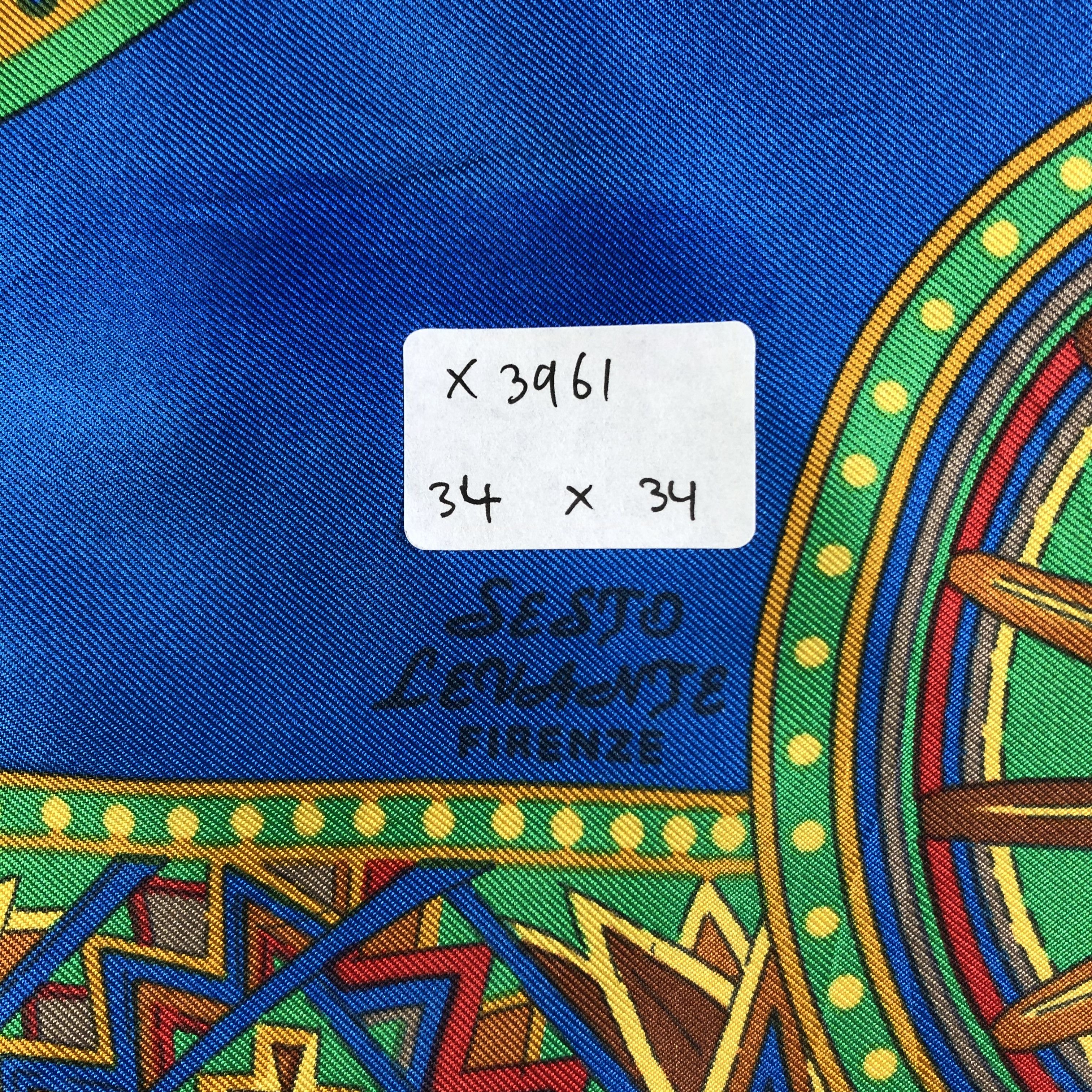 Vintage Vintage Silk Scarf Size ONE SIZE - 7 Thumbnail