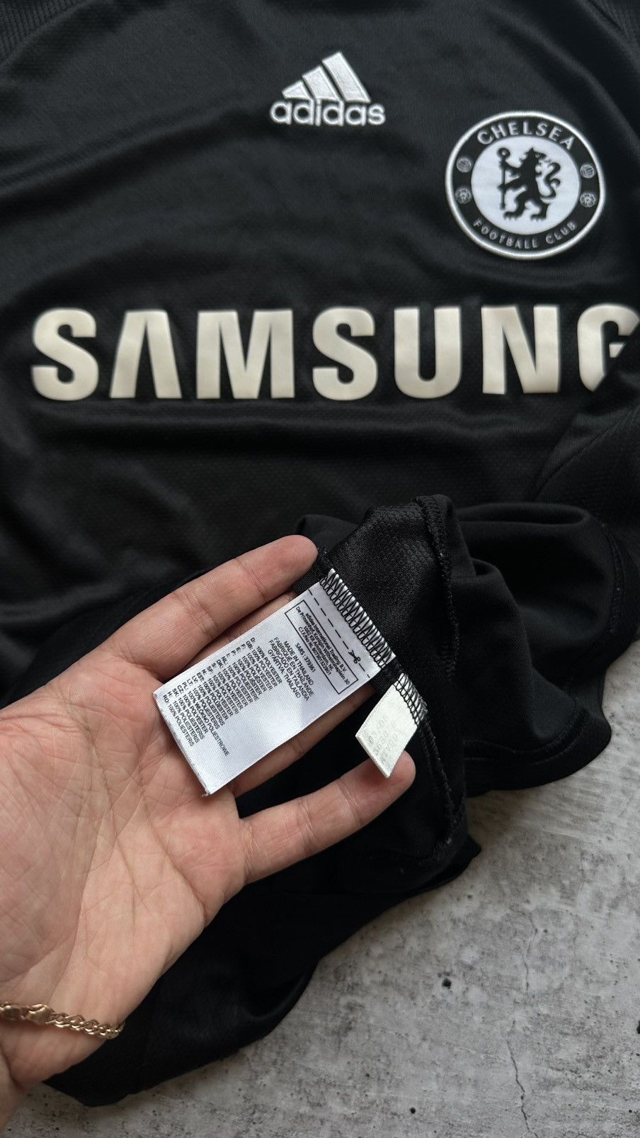 Adidas 2008/09 Adidas Chelsea FC Vintage Blokecore Soccer Jersey Size US M / EU 48-50 / 2 - 12 Thumbnail