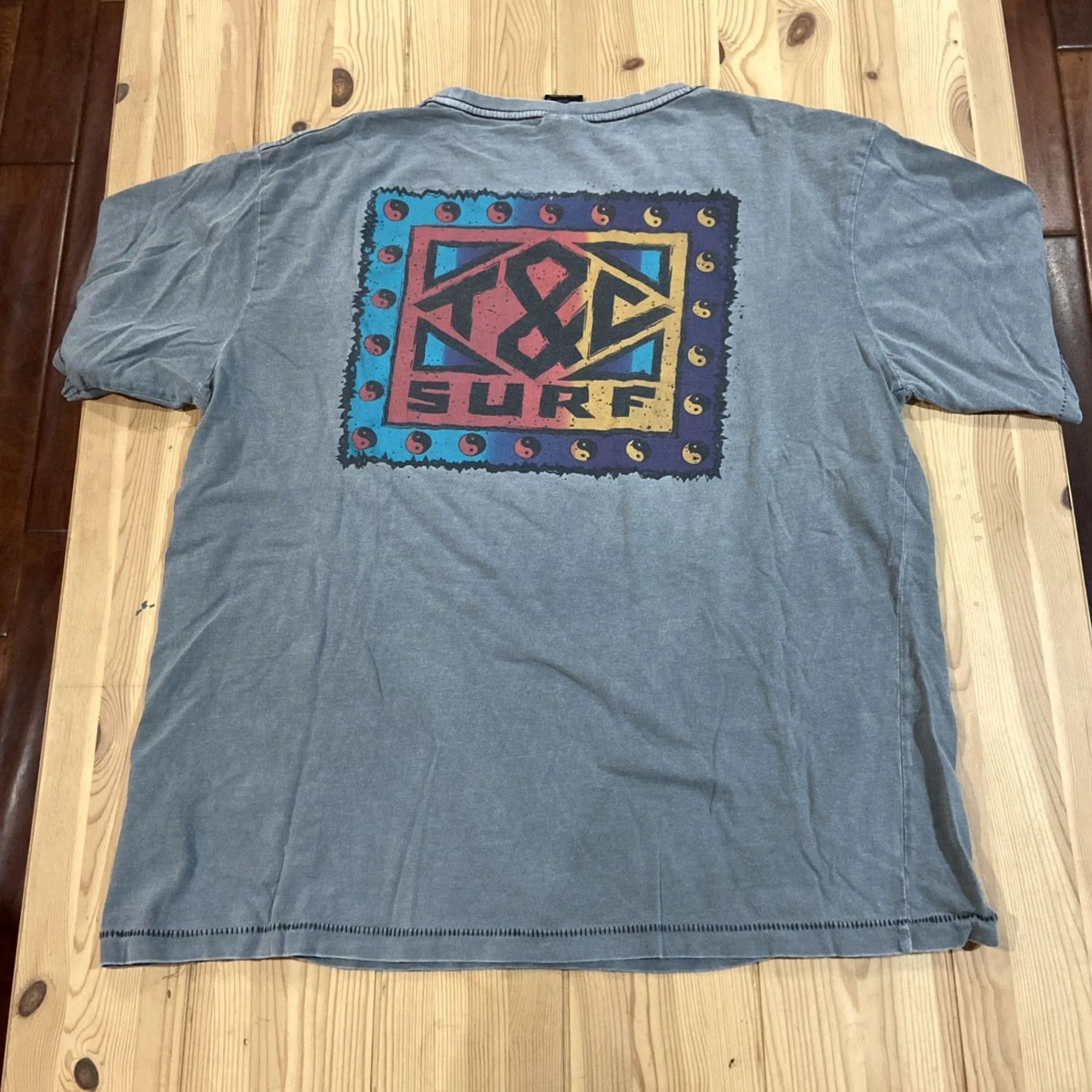 Vintage T&C Surf Shirt Mens M Gray Aloha State Yin Yang Graphic Tee Hawaii 1971 Shirt Mens Gray Tee Hawaii 1971 Size US M / EU 48-50 / 2 - 7 Thumbnail